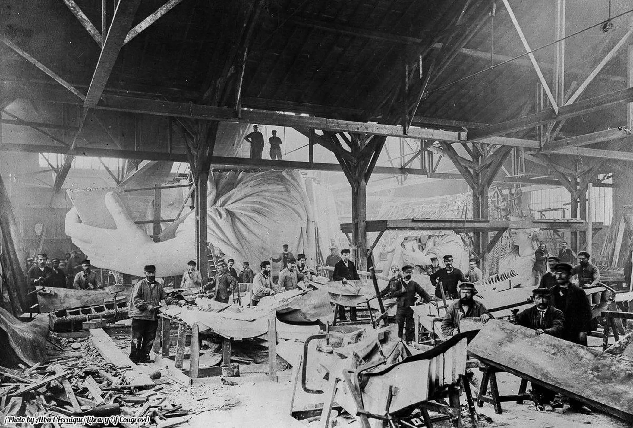 The Statue of Liberty, 1886.